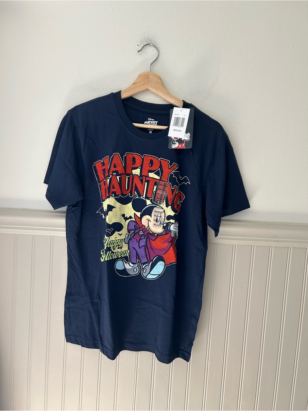 ⭐️ NEW Disney Small Happy Haunting Mickey Mouse Shirt Halloween